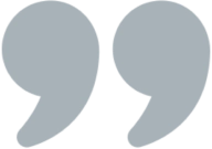 Double gray quotes on dark backdrop